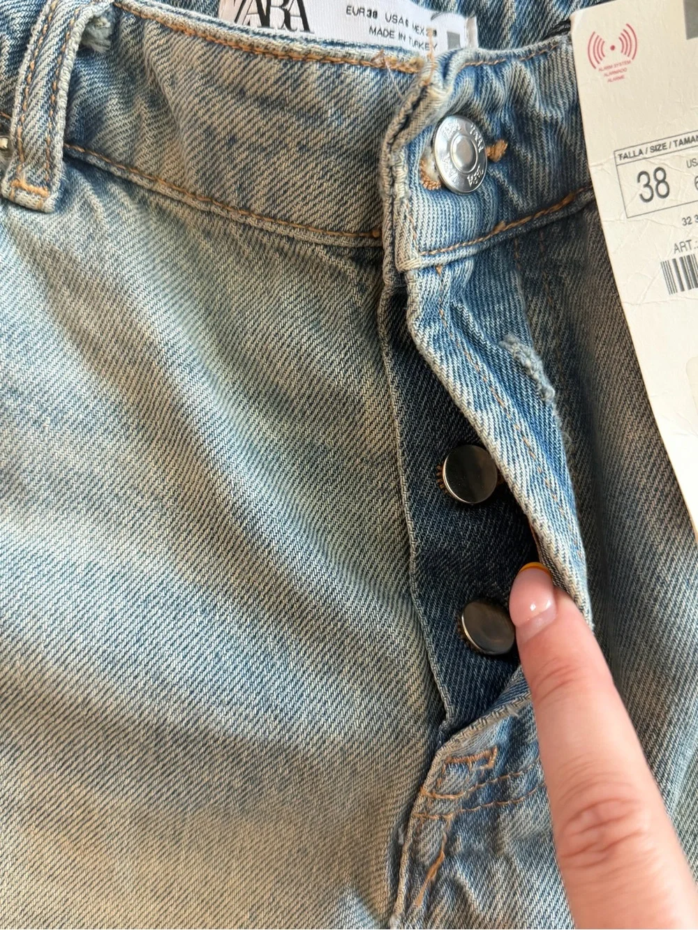 NWT Zara size 6 Denim Shorts - Picture 7 of 7